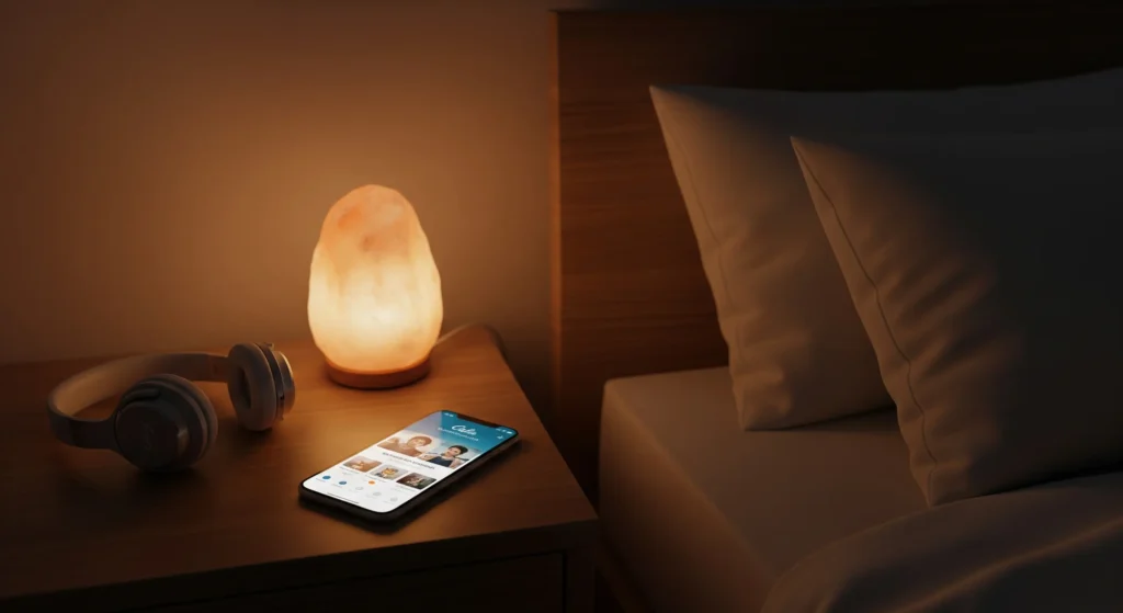 ideal-bedroom-environment-for-meditation-sleep-music-routine